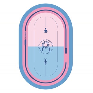 Matrix Silicone Kettle Bell Rope Skipping Mat Sound Reduction and Shock Absorbing Anti-Slip Yoga Fitness Rope Skipping Yoga Mat Multifunctional Sports Mat