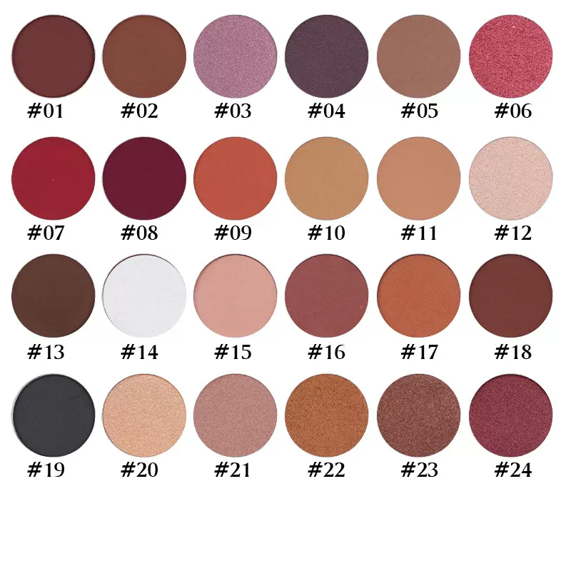 新款跨境26MM眼影哑光低饱和度灰粉色温柔清透裸妆高光修容腮红