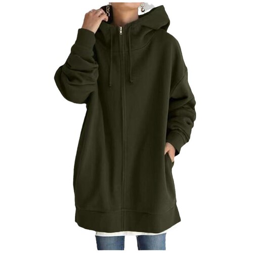 #2356 Autumn and winter lazy style hooded hooded sweater women's new Korean cardigan casual shirt loose sports coat trend