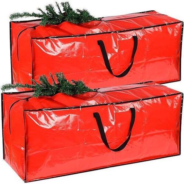 Waterproof durable capacious storage bag with zipper