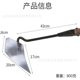 Thickened Manganese Steel Triangle Trench Hoe Ploughing and Soil Loosen Artifact Pointed Agricultural Vegetable Planter Household Small Pointed Hoe Turnaround