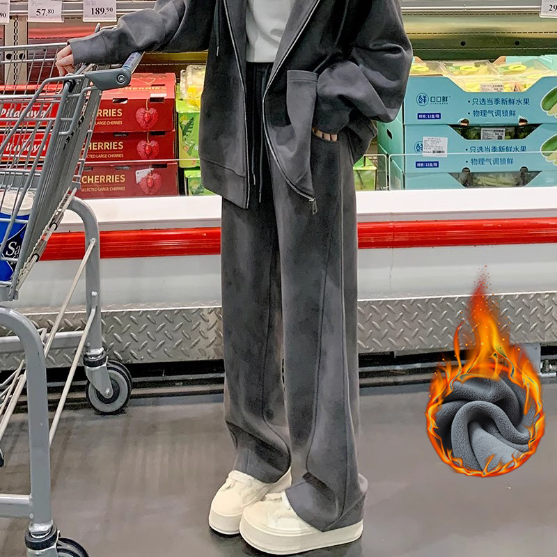 벨벳 다크 그레이 팬츠 [스몰맨]