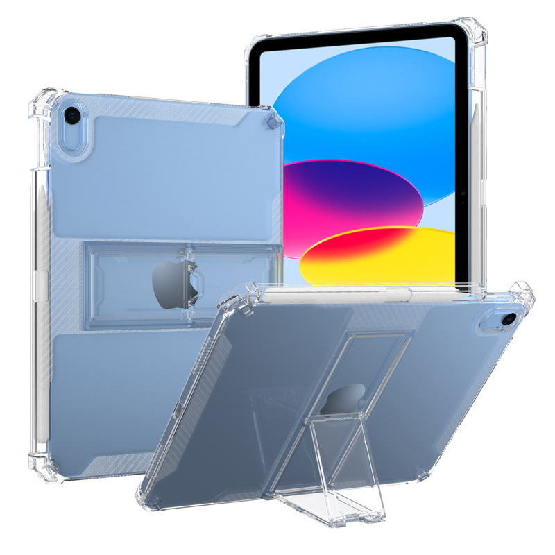 For Ipad mini 2024 flat bracket TPU protective cover 10.9 inch four corner drop-proof transparent soft case