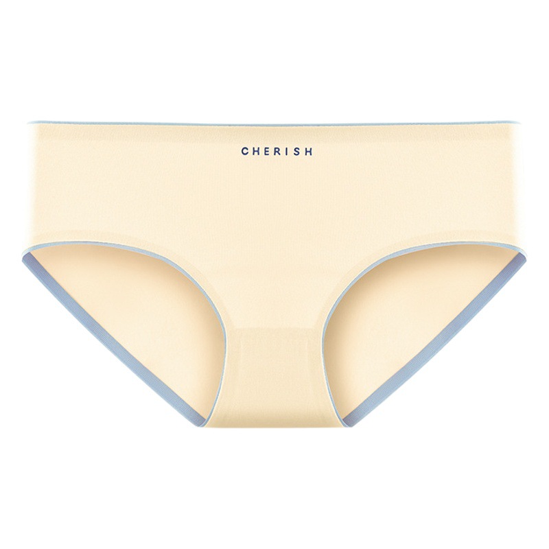 Algodón sin costuras Algodón de cintura media para niñas 7A Algodón antibacteriano entrepierna Algodón sin costuras Algodón sin costuras Triángulo antibacteriano Calzoncillos para mujer