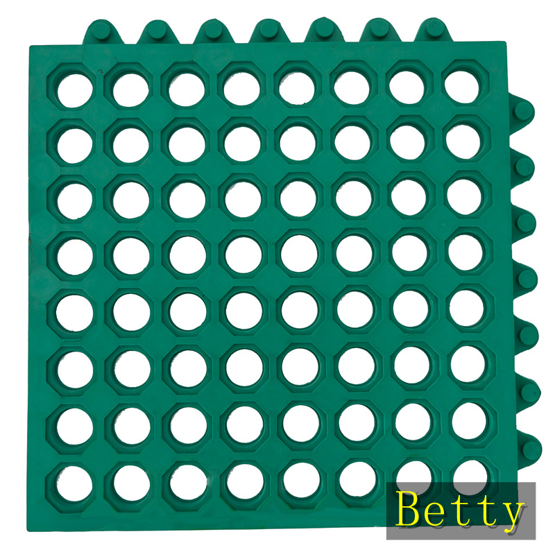 BETTY可拼接300*300毫米12个厚有弹力防止滑倒橡胶耐使用地垫