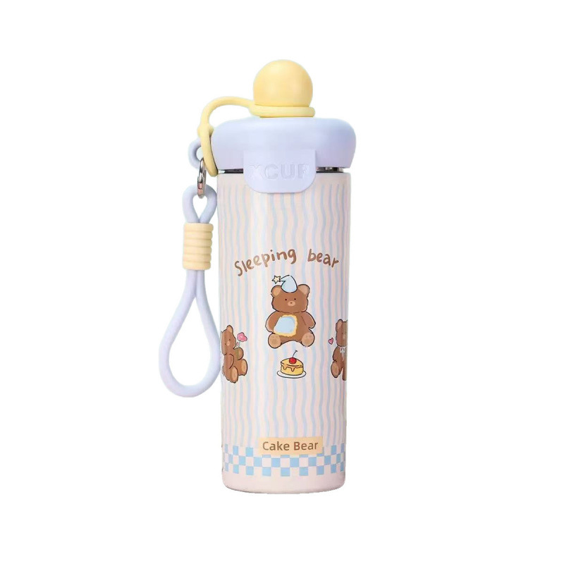 Highly Attractive Stainless Steel Insulated With Handle, Top Quality New Cute Portable Outdoor Large-Capacity Student Straw Cup For_voghion.com