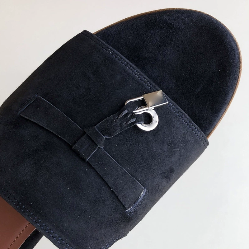 Slippers, pendant with tassels with a strap, sandals
