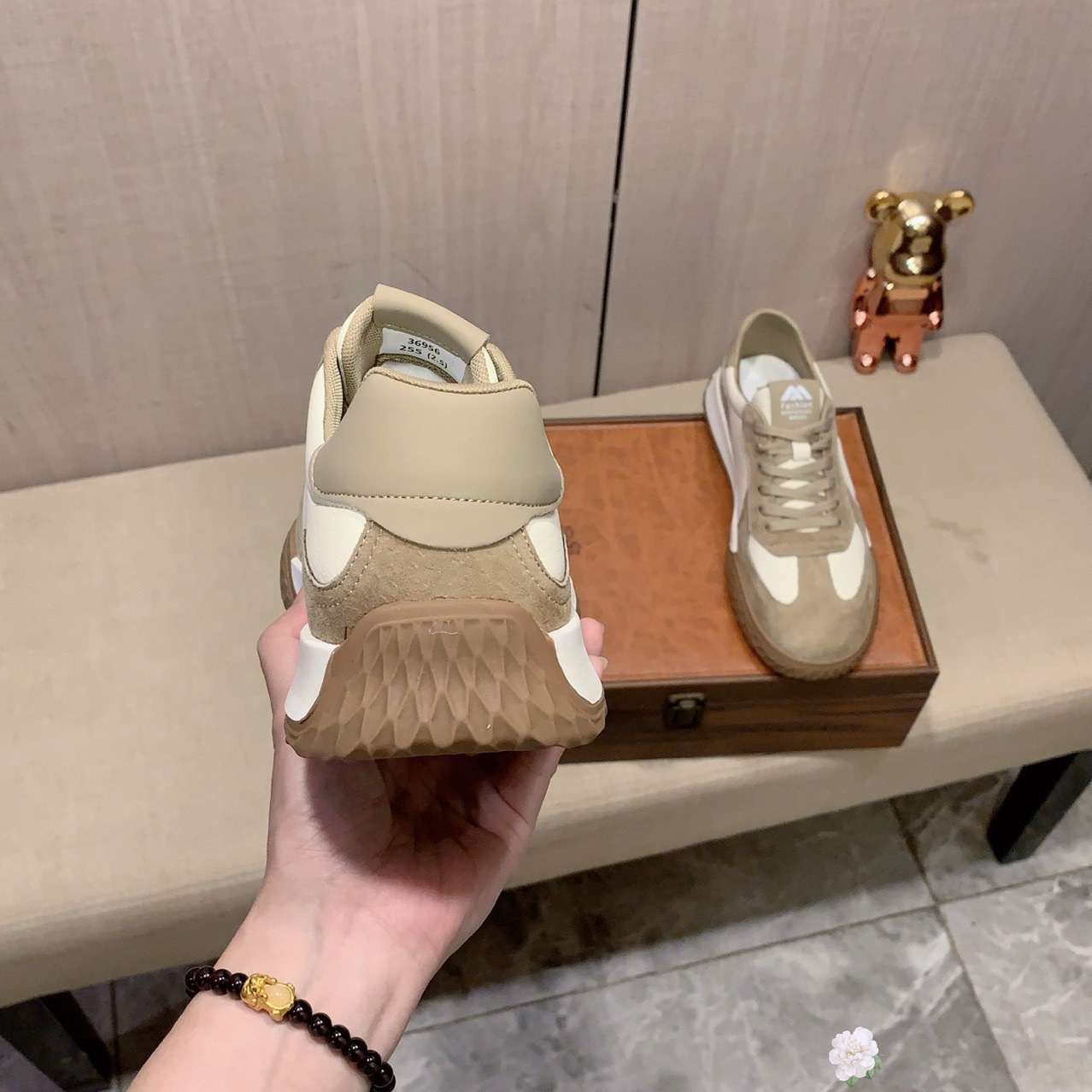Baskets homme en cuir véritable chaussures décontractées plat_voghion.com