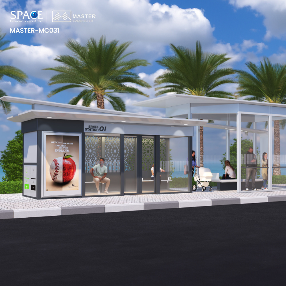 智慧城市公交电子站台站牌设计智能候车亭厂家工艺精良规格齐全