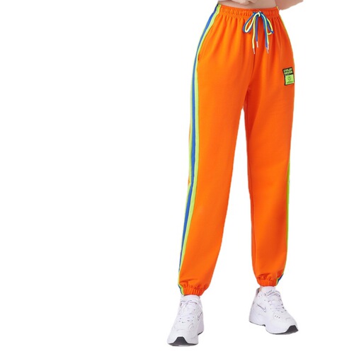 Square dance clothing pants, loose large size sports casual pants, dance pants, running fitness pants