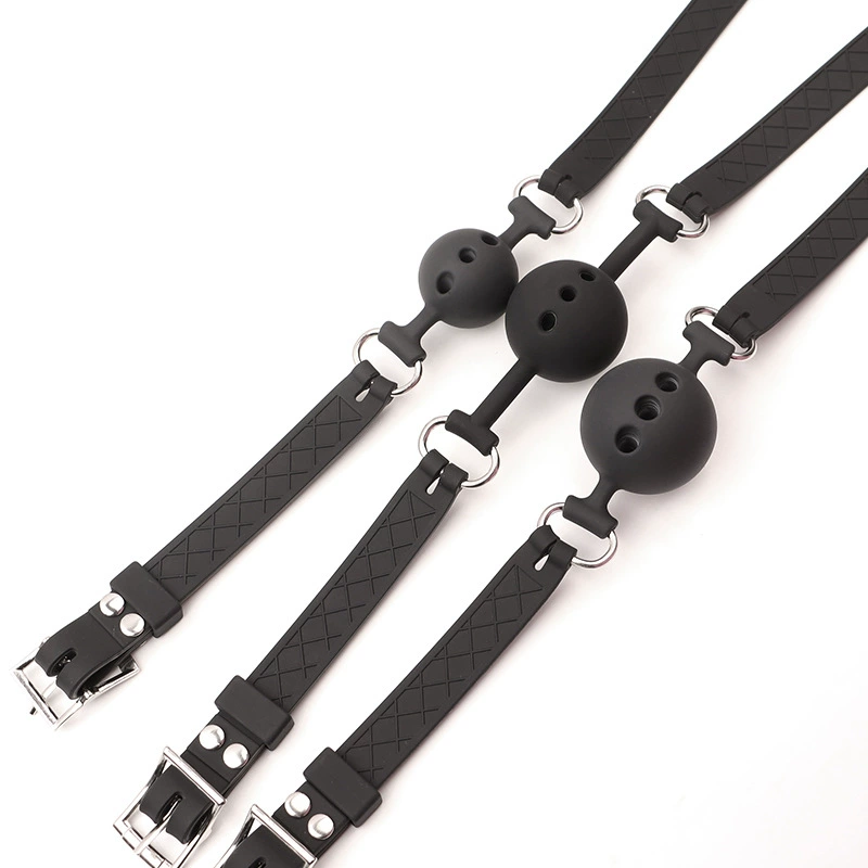 Sm mouth shackle water polo torture tools sex toy stuff female slave training tools silicone mouth tuck alternative gag ball