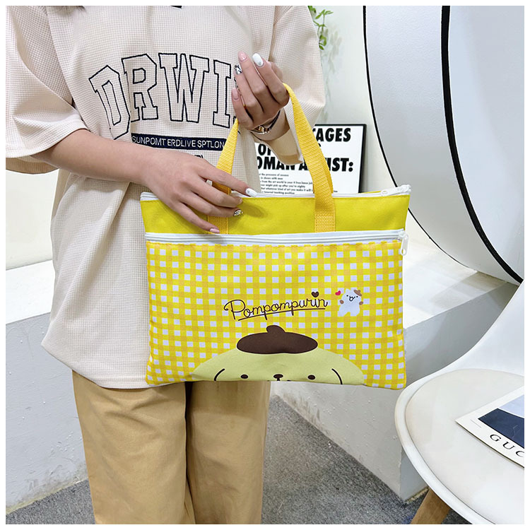 The new Spring 2024 Stardelo minimalist cartoon large-capacity student handbag, study materials and tutorial bag undefined