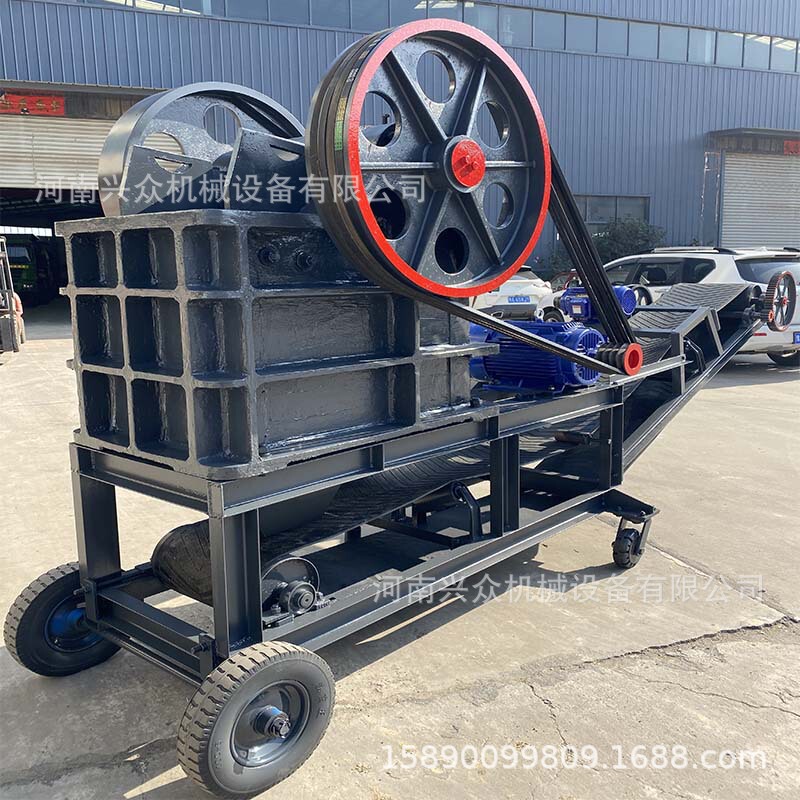 Small Integrated Mobile Jaw Crusher Limestone Gravel Ore Crushing Machinery Road Construction Crusher