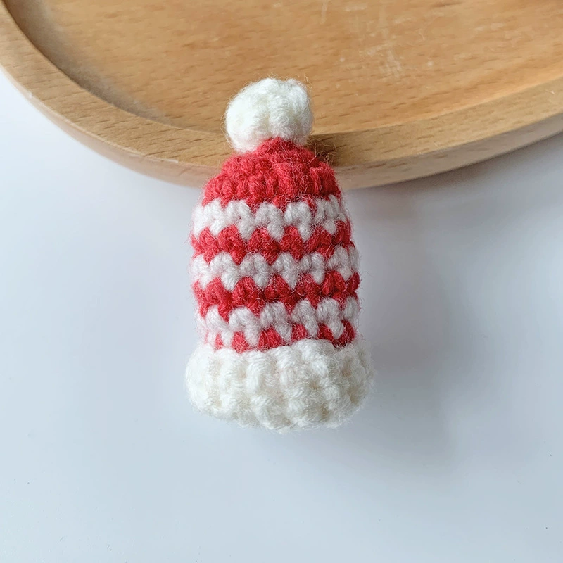 Small Christmas woolen hat, plush doll, decorations, DIY decoration