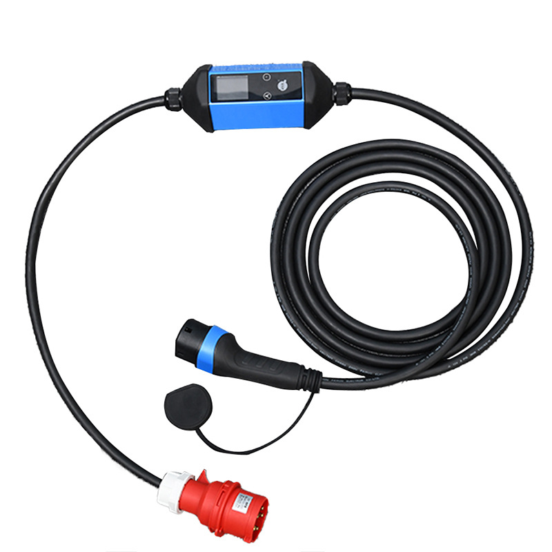 新能源汽车充电枪便携式随车充充电器免接地应急电动汽车充电枪