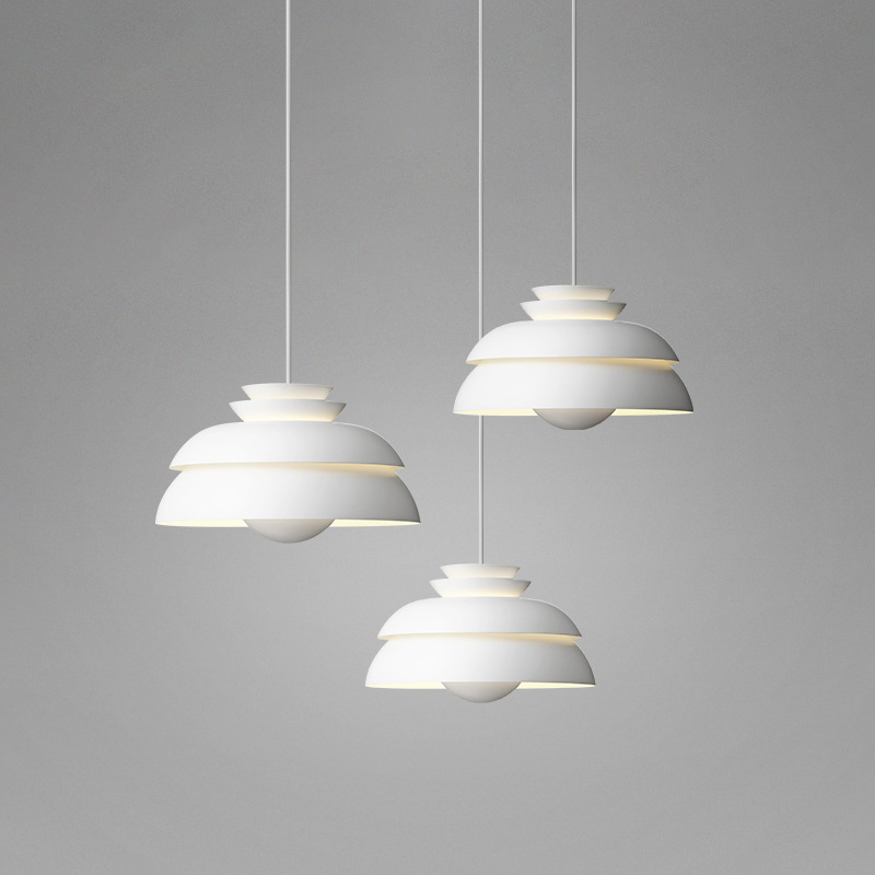 Nordic PH3 Chandelier Danish Single Head Classic Lamps Creative Bedroom Bedside Lamp Study Entrance Soft Dining Room Lamp