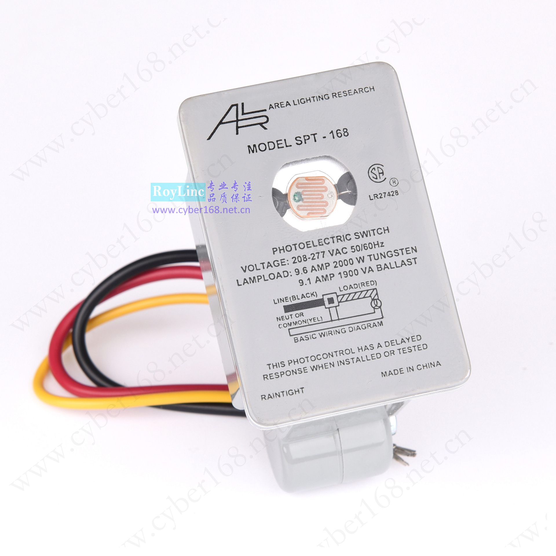 Tyco ALR SPT-168 SPT系列208-277V 可调感光角度 UL CSA光控开关