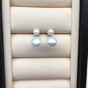 Trendy Korean-Style Versatile Natural Freshwater Seedless Chubby Bun Pearl Earrings