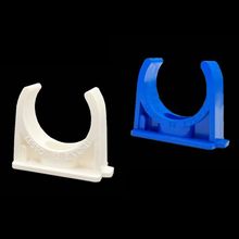 联塑PVC给水管白色鞍型管卡 20 25 32 40 50mm管卡管夹卡码蓝色