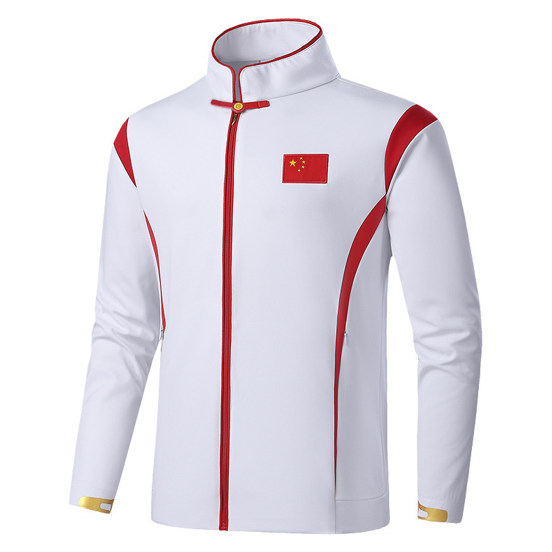 2022 New National Fashion Sportswear Jacket Appearance Award Clothing Taekwondo Martial Arts Coach Jacket National Clothing Printing