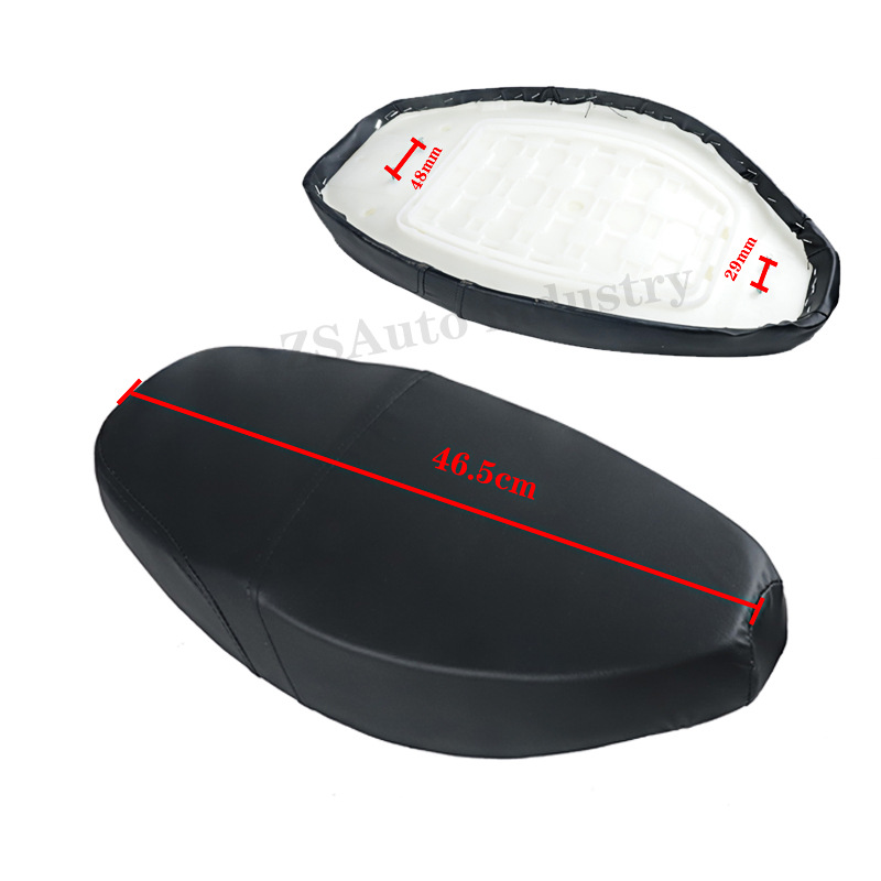 60v Harley electric vehicle accessories, universal original rear seat cushion and backrest for two-person Harley, suitable for modification