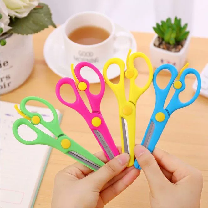 Children's scissors, origami for kindergarten, safe harmless material for elementary school students, handmade