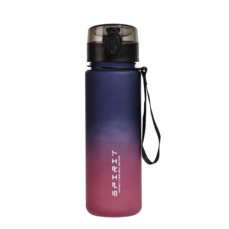 Nuevo taza de agua gradiente a prueba de fugas a prueba de caídas taza de agua portátil de gran capacidad para estudiantes kettle deportivo taza resistente al calor de alto valor facial
