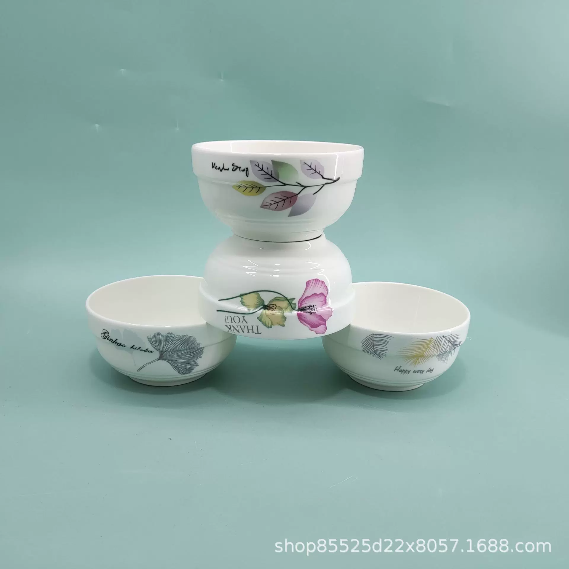 4.5-8英寸护边碗厂家批发两元多元专供 家用米饭碗吃面碗 菜碗