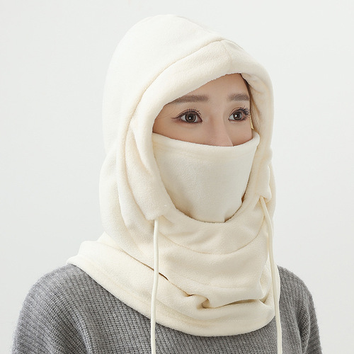 Winter Outdoor Cycling Helmet Head Cover Ski Windproof and Warm Insulated Fleece Lined Thick Neck Protection Balaclava