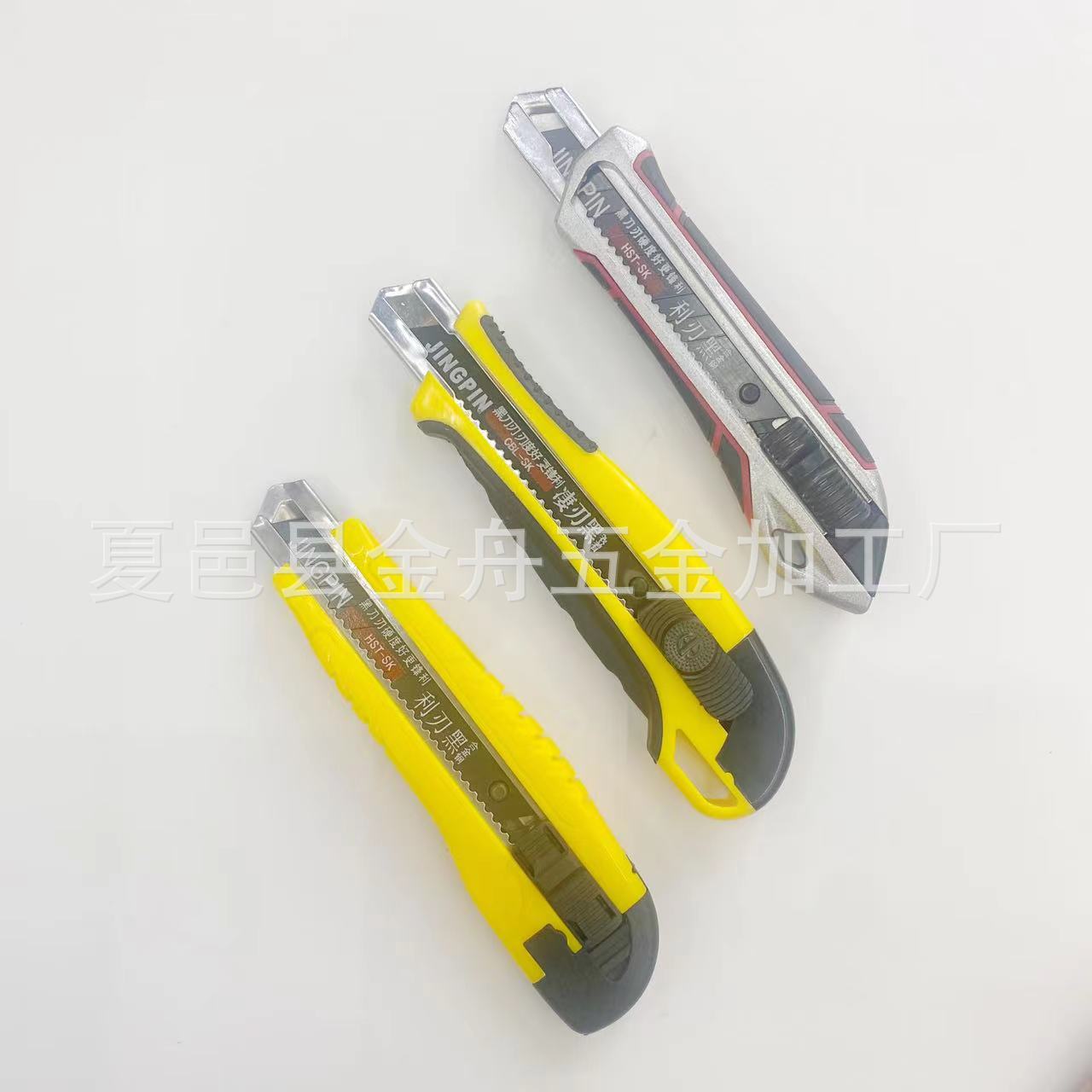 铝合金美工刀光柄286美工刀刀片裁纸刀加厚壁纸刀墙纸刀全金属刀