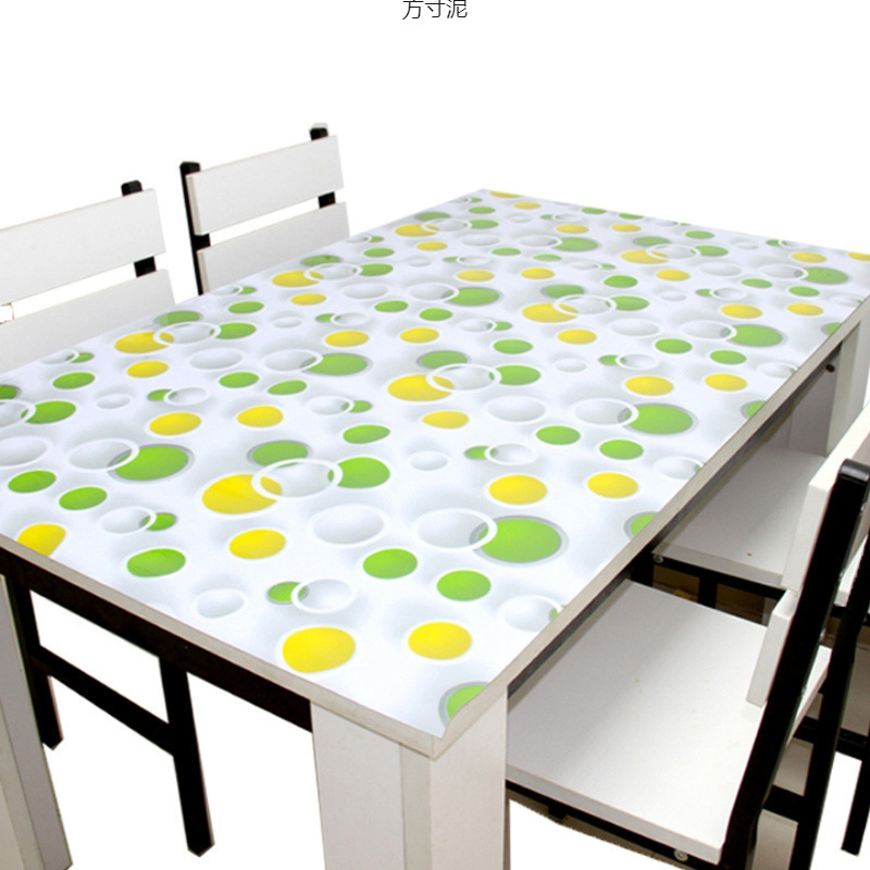 Tea table tablecloth transparent table mat tablecloth PVC table cloth soft glue glass plastic crystal plate foreign trade wholesale factory