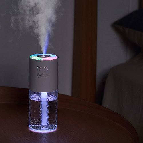 Creative Wireless Magic Crystal Humidifier, Large Mist Mini Portable Charging Home Car USB Humidifier