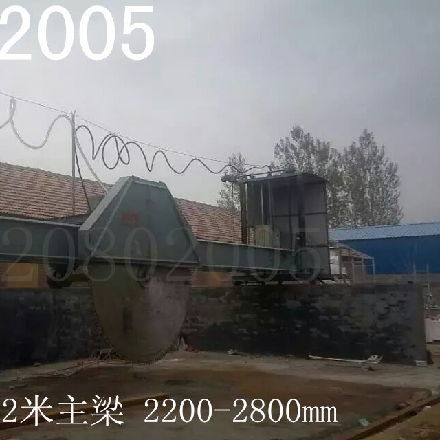 尝君石材机械 青石切割机 牌坊大型碑石切割机锯片2600mm超大锯片