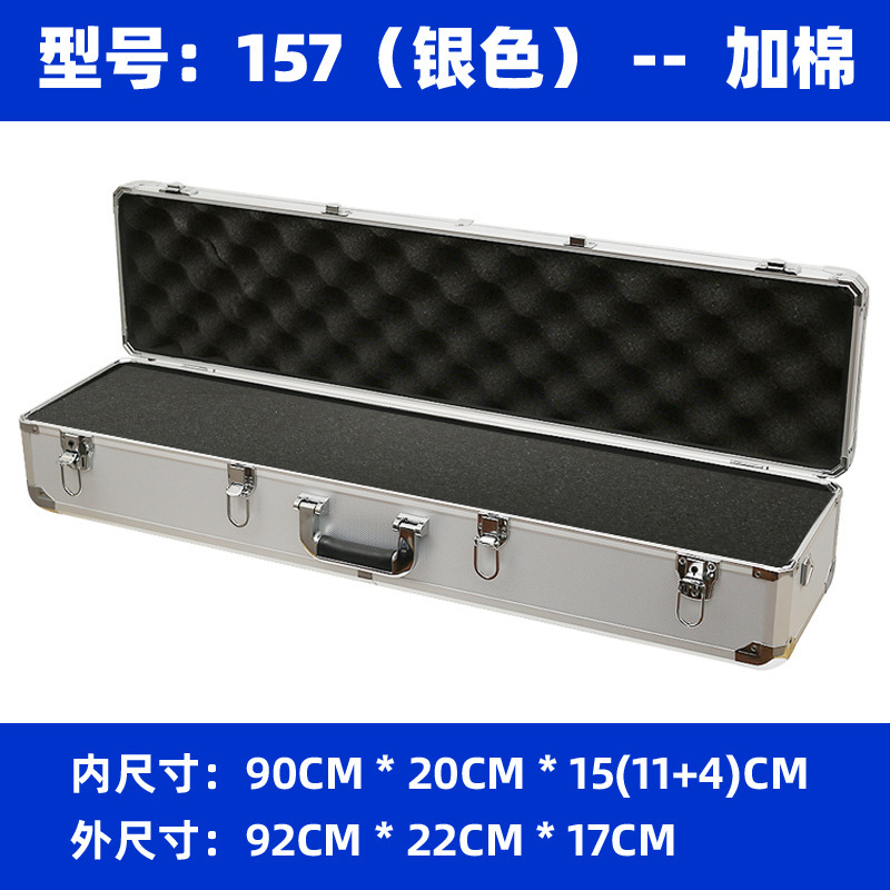 Portable Aluminum Alloy Tool Box, Industrial-Grade Instrument Equipment Box, Safety Box, Household Multi-Functional Large, Medium and Small Size