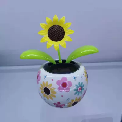 Factory Direct Supply Cross-border: Car ornaments - yellow-sunflower
