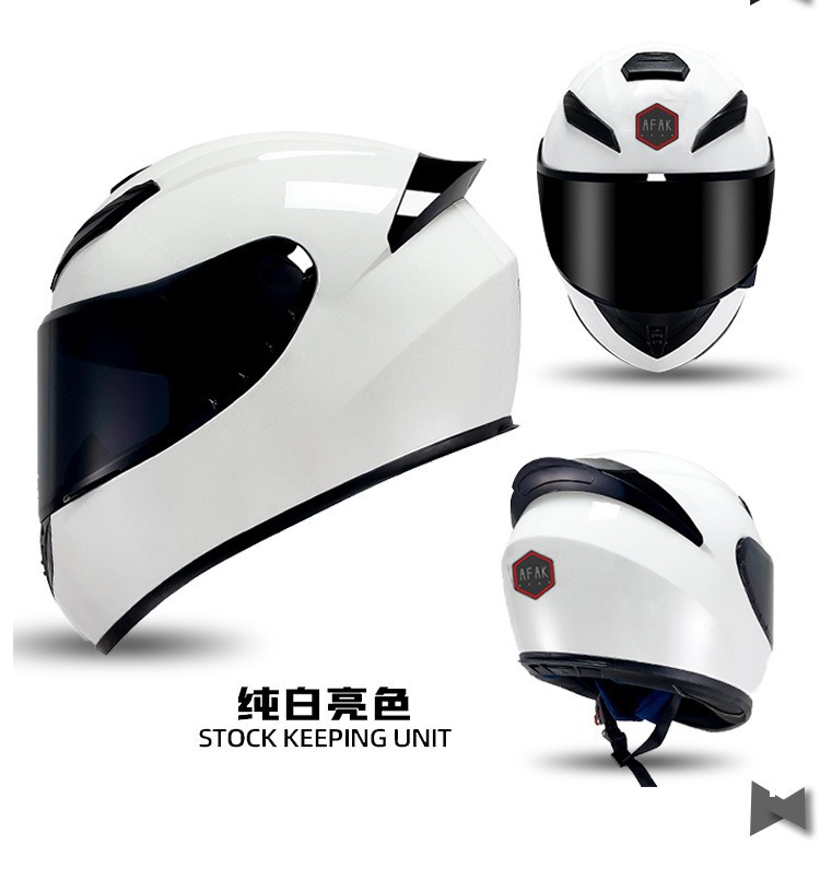 3C Helmet Certification New National Standard Men's Motorcycle Electric Vehicle Safety Helmet All-Season Universal Female Rider Personalized Motorcycle Full-Face Helmet