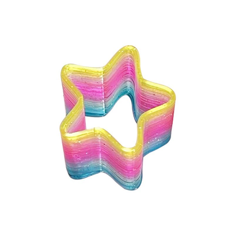 Радужный цветной эластичный Slinky, игрушка, награда для детского сада, подарок ко дню рождения, оптом