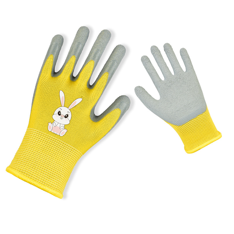 Guantes de protección laboral para niños jardinería de jardín recogiendo anti-desgarro coger el mar niños estudiantes guantes de protección laboral al aire libre