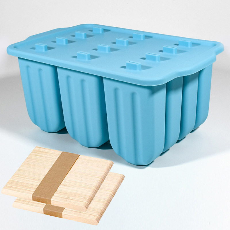 12 consecutive ice cream molds blue (100 sticks)