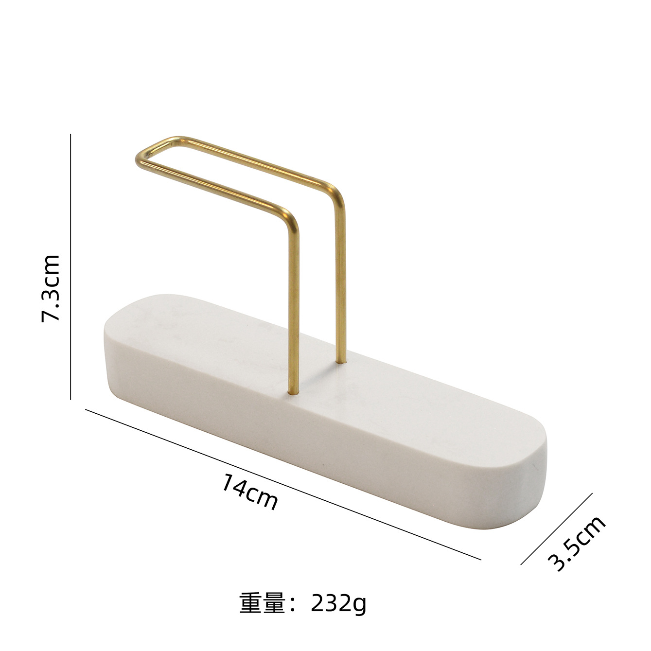 Caja de papel de filtro universal de café de mármol para soporte de toallas de almacenamiento vertical a prueba de polvo