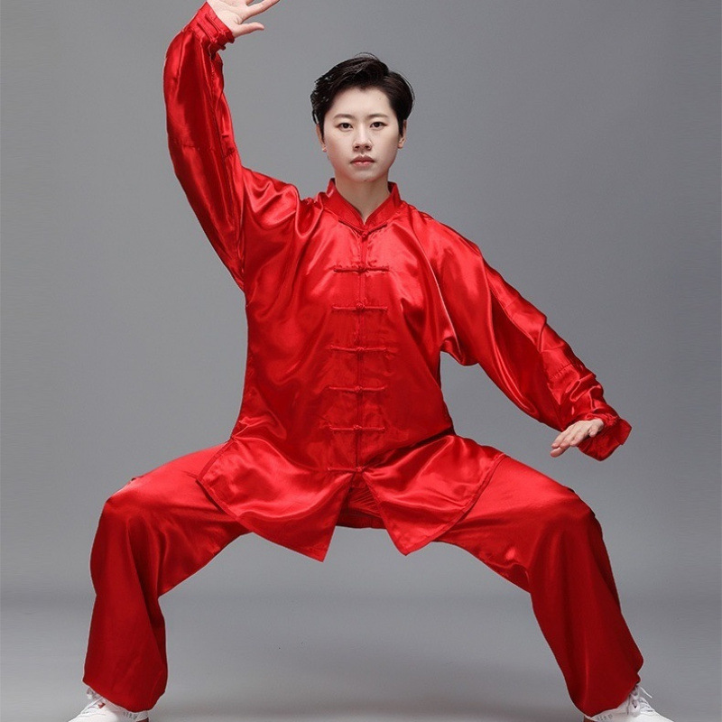 逐波Zooboo太极服太极练功训练锻炼晨练衣服太极拳武术服太极裤子|undefined