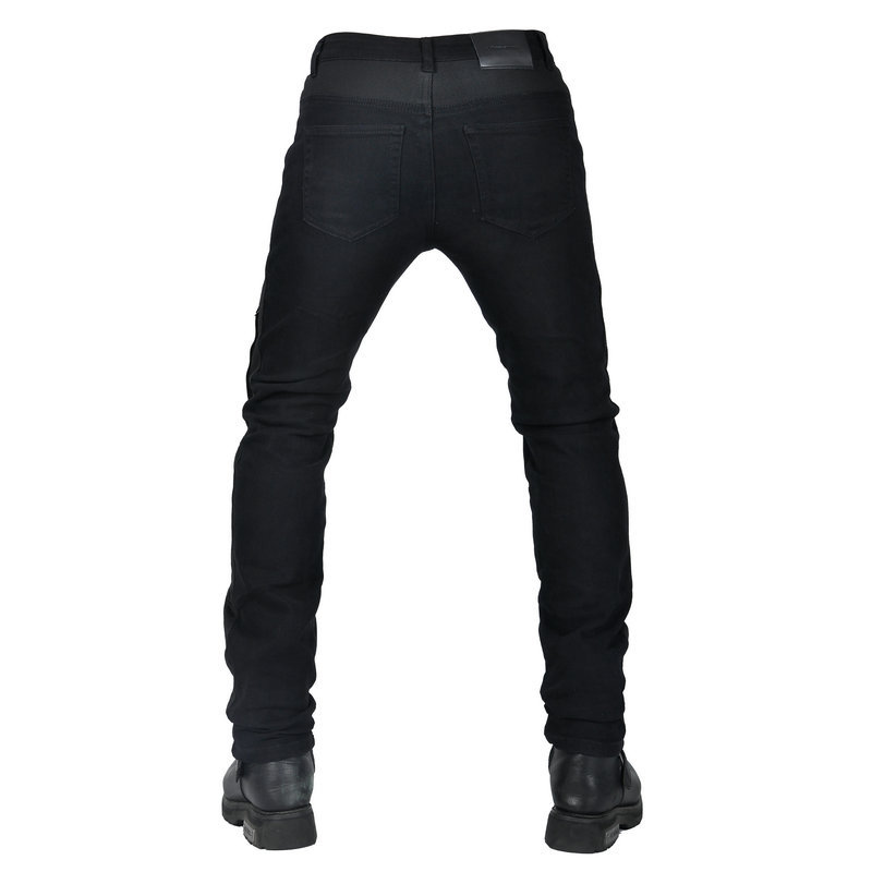Pantalones vaqueros de la motocicleta de los hombres y de las mujeres de verano casual malla transpirable ciclismo pantalones retro slim fit motocicleta pantalones resistentes a la caída