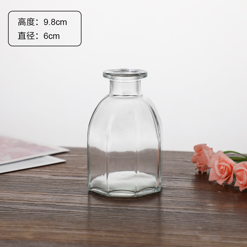 Juego de jarrones pequeños populares de Amazon, jarrones de estilo europeo para arreglos florales, decoración de alta gama para sala de estar y cocina