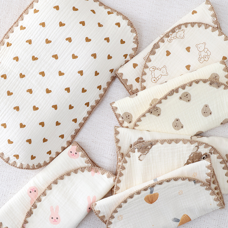 almohada para bebés almohada de nubes de verano respirado recién nacido 0 a 6 meses más almohada de forma para proteger la cabeza del bebé almohada anticaídas