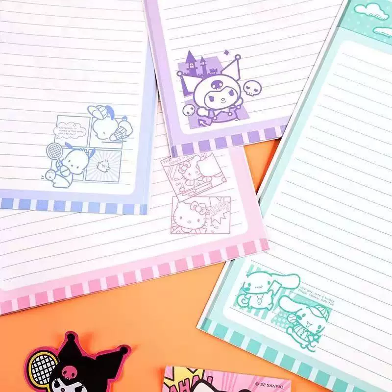 Серия Sanrio Family ткань ноутбук, материал INS ветер студент милый блокнот цветная линия внутренняя страница