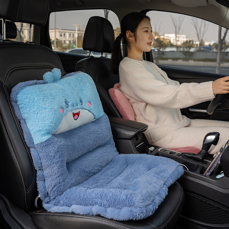 座布団自動車クッション一体厚さ滑り止め椅子クッション事務室の学生は長い間お尻クッションに座っています。|undefined