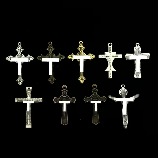 Alloy jewelry accessories, pendants, cross-border accessories, vintage style