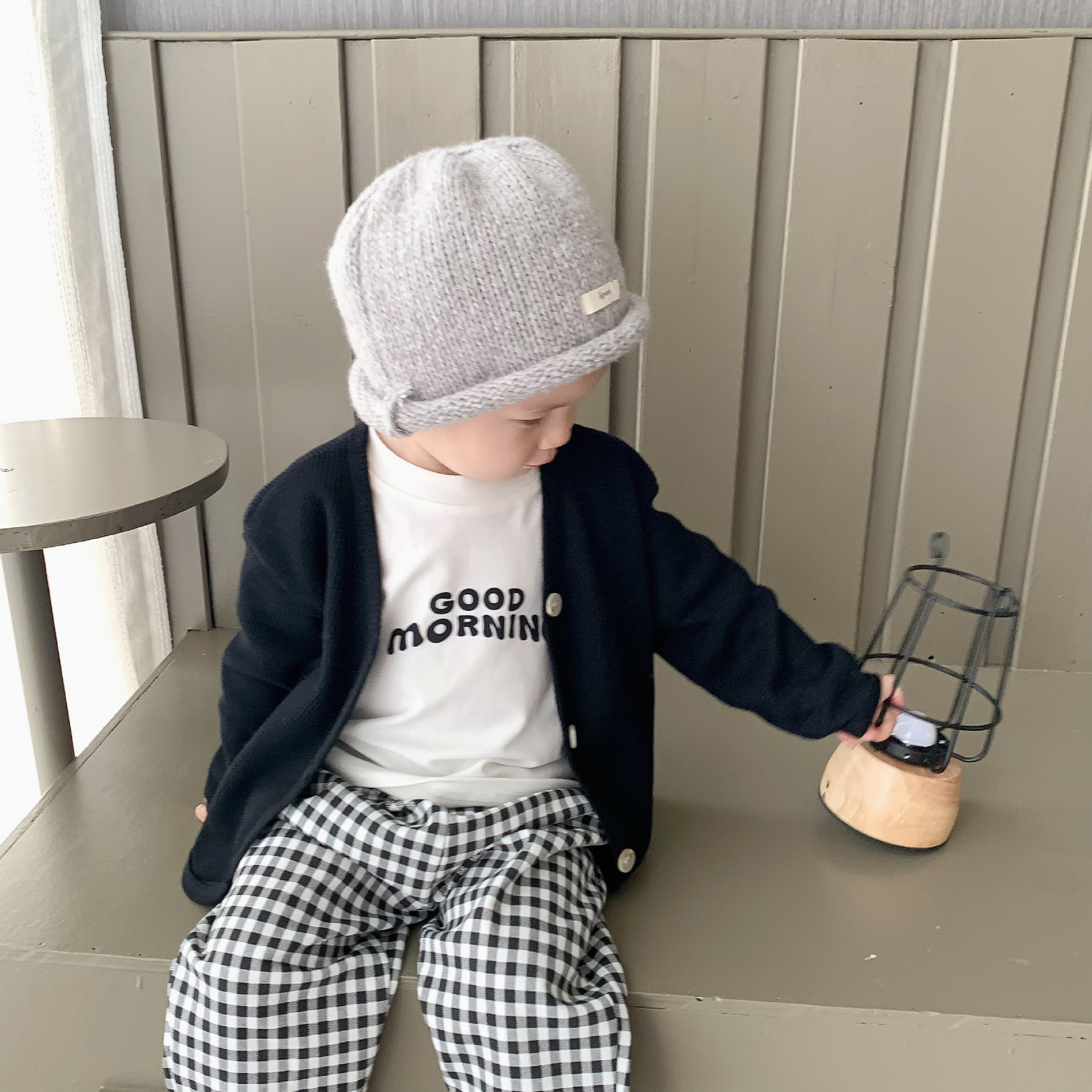 Abrigo de primavera para niños de estilo coreano ropa para niños ropa de primavera para Bebés Ropa de primavera para bebés abrigo de galleta pantalones Casuales