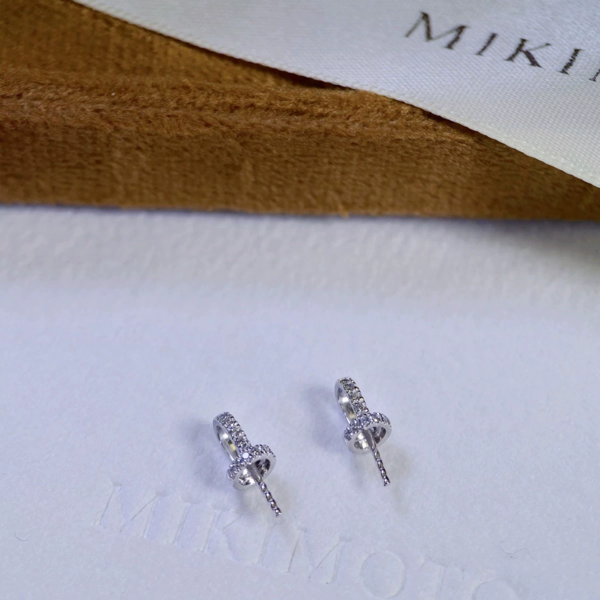 Аксессуары Platinum Pt900, классическая подвеска-пустышка, инкрустированная цирконом, бусины 10–11 мм, цепочка в комплект не входит