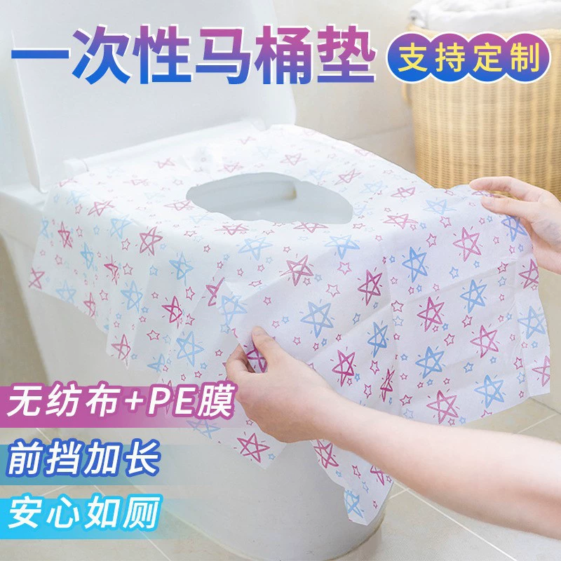 Обработка и изготовление на заказ одноразовых туалетных ковриков, водонепроницаемых туалетных ковриков из нетканой полиэтиленовой пленки, туалетных ковриков для путешествий, изготовление на заказ